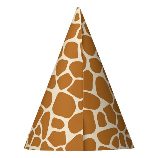Giraffe Print Party Pet Feesthoedjes (Achterkant)