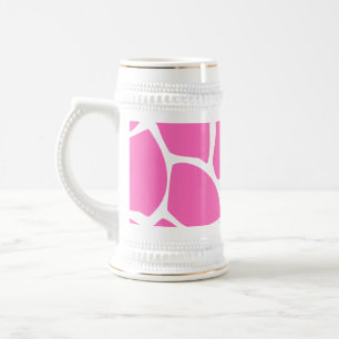 Giraffe Print Pattern in Bright Pink. Bierpul