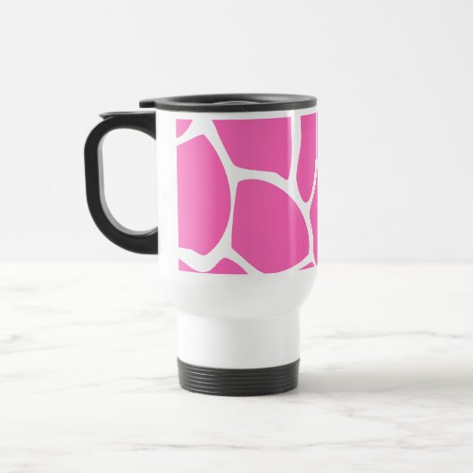 Giraffe Print Pattern in Bright Pink. Reisbeker (Links)