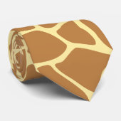 Giraffe Print Pattern. Stropdas (Opgerold)