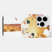 Giraffe Print Phone Case iPhone Hoesje (Achterkant horizontaal)