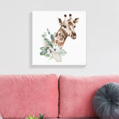 Giraffe Print Safari Animals (Insitu (Woonkamer))