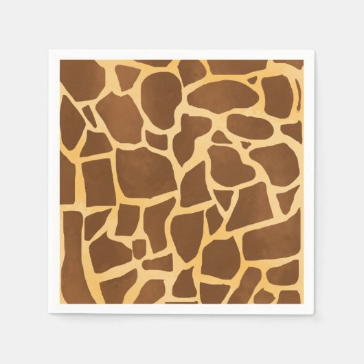 Giraffe Print servetten (Voorkant)