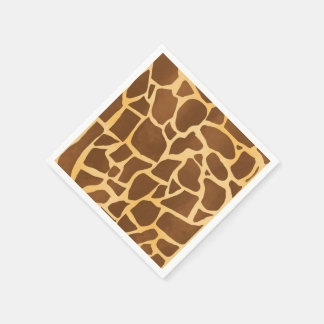 Giraffe Print servetten