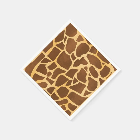 Giraffe Print servetten (Hoek)
