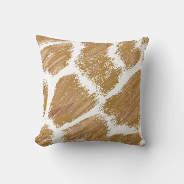 Giraffe Print Sierkussen (Voorkant)