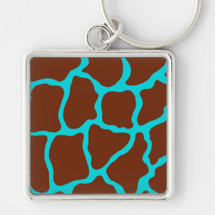 Giraffe Print Sleutelhanger
