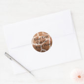 Giraffe Print Sticker (Envelop)