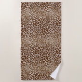 Giraffe print strandlaken (Voorkant)