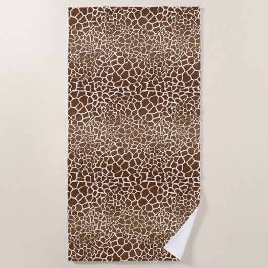 Giraffe print strandlaken (Voorkant)