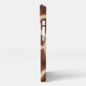 Giraffe print textuur telefoonhoesje – Safari Chic iPhone Hoesje (Linkerkant)