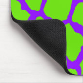 Giraffe Print Violet Green Muismat (Hoek)