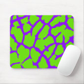 Giraffe Print Violet Green Muismat (Met muis)
