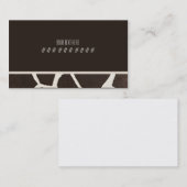 Giraffe Print Visitekaartje (Voorkant / Achterkant)