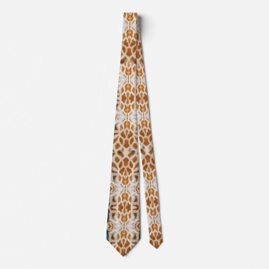 Giraffe Print Wild Animal Safari Party Stropdas (Voorkant)