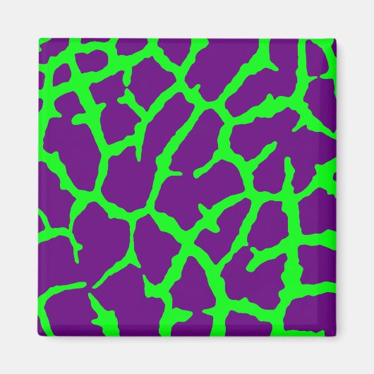 Giraffe Print Wine Limoen Magneet (Voorkant)