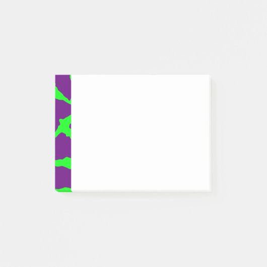 Giraffe Print Wine Limoen Post-it® Notes (Voorkant)