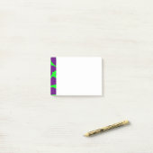 Giraffe Print Wine Limoen Post-it® Notes (Op bureau)