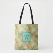 Giraffe printmunt en gouden munt tote bag (Voorkant)