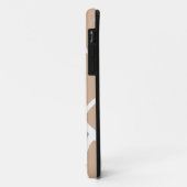 Giraffe printpatroon in beige. Case-Mate iPhone case (Achterkant/links)