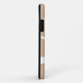 Giraffe printpatroon in beige. Case-Mate iPhone case (Achterkant/rechts)