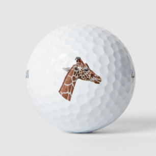 Giraffe profiel golfballen