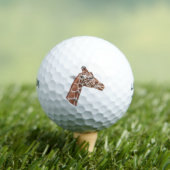 Giraffe profiel golfballen (Insitu Shirt)