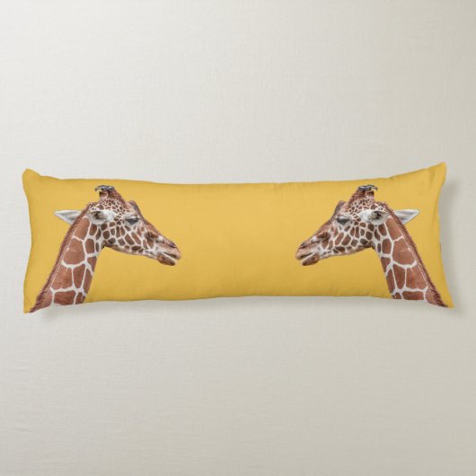 Giraffe profiel lichaamskussen (Achterkant)