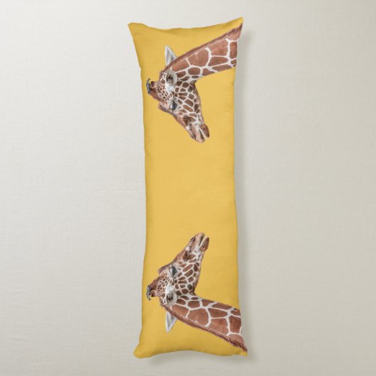 Giraffe profiel lichaamskussen (Achterkant (Verticaal))