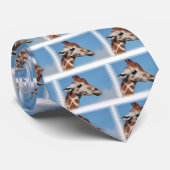 Giraffe Profiel Necktie Stropdas (Opgerold)