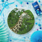 Giraffe Profiel Papieren Borden Bordje (Feest)