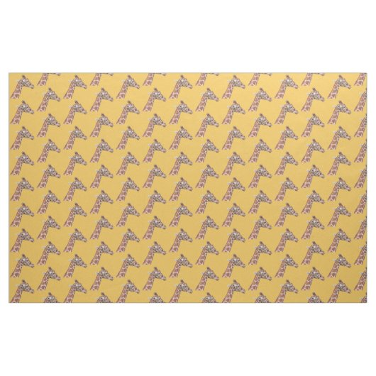 Giraffe profiel stof (Yard (91,4 cm))