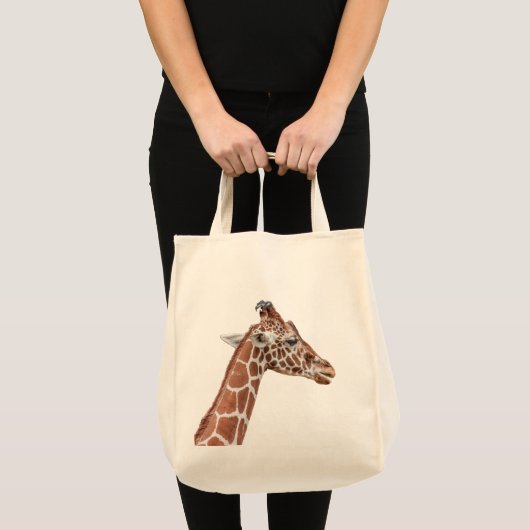 Giraffe profiel tote bag (Voorkant (product))