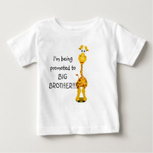 Giraffe promoot op Big Brother Baby-shirt