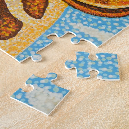 Giraffe puzzel (Zijkant)
