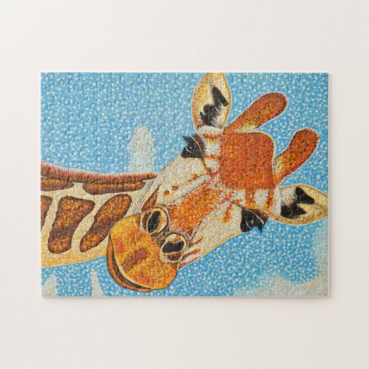 Giraffe puzzel (Horizontaal)