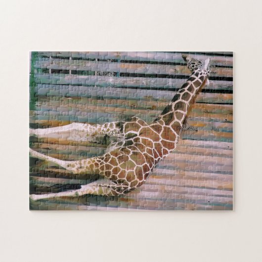 Giraffe puzzel (Horizontaal)