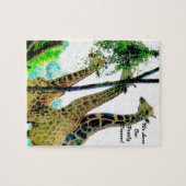 Giraffe puzzel (Horizontaal)