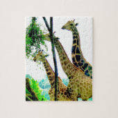 Giraffe puzzel legpuzzel (Verticaal)