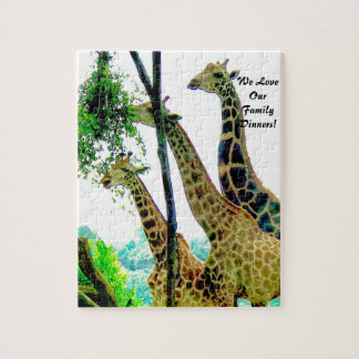 Giraffe puzzel legpuzzel