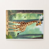 Giraffe-puzzel voor kinderen  legpuzzel (Horizontaal)