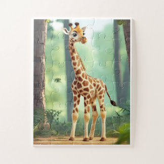 Giraffe Puzzle for Kids  Legpuzzel
