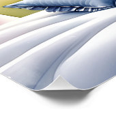 Giraffe Reading a Book Baby & Kid's Room Poster (Hoek)