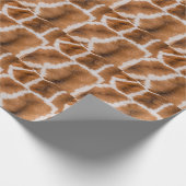 Giraffe: Realistische dierlijke textuur Cadeaupapier (Hoek)