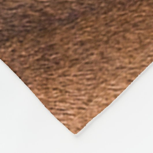 Giraffe: Realistische dierlijke textuur Fleece Deken (Hoek)