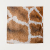 Giraffe: Realistische dierlijke textuur Wandkleed (Voorkant (horizontaal))