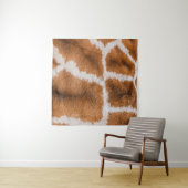 Giraffe: Realistische dierlijke textuur Wandkleed (In Situ (horizontaal))