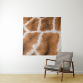 Giraffe: Realistische dierlijke textuur Wandkleed (In situ)