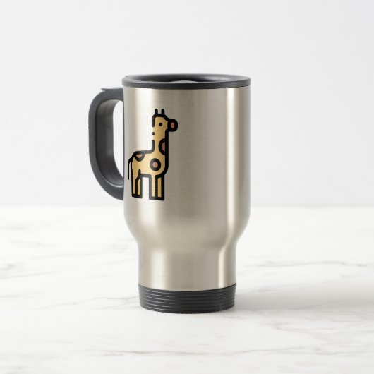 Giraffe Reisbeker (Voorkant links)