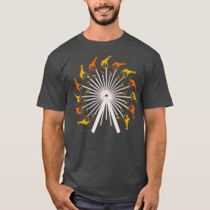Giraffe reuzenrad t-shirt